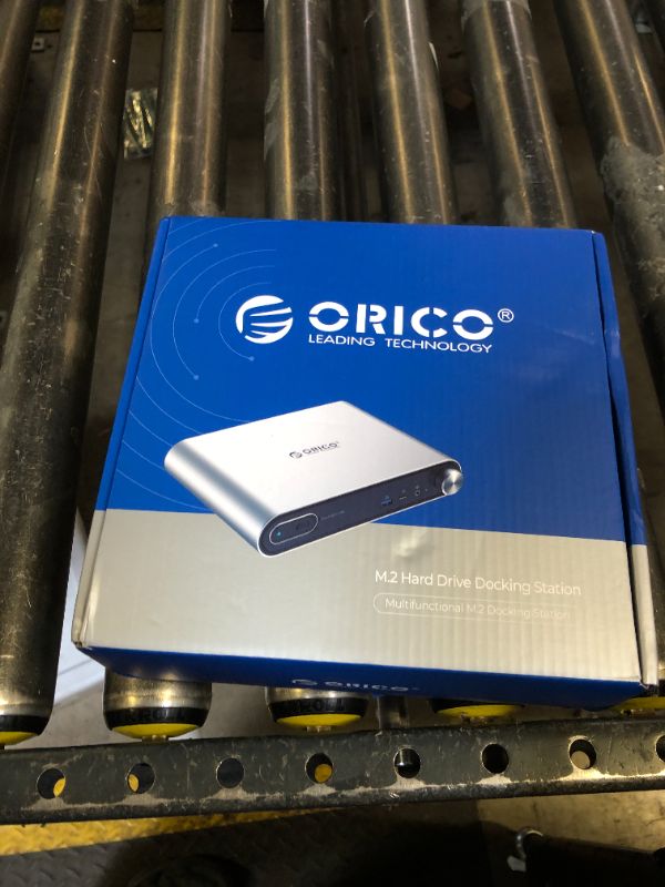 Photo 1 of ORICO USB C Hub with M.2 SSD Enclosure, 10 in 1 Docking Station Fits M.2 NVMe/SATA SSD, 10Gbps USB 3.2, 4K@60Hz HDMI, 100W PD, Ethernet, 3.5mm Audio Jack (PTM1)