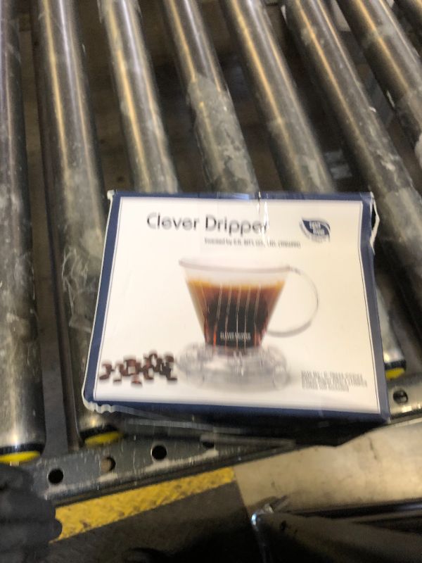 Photo 1 of Clever Coffee Dripper Macaron Blue Coffee Maker Safe BPA Free Plastic Hassle-Free Ways Make Manual Pour Over Coffee & Cold Brew (Large)