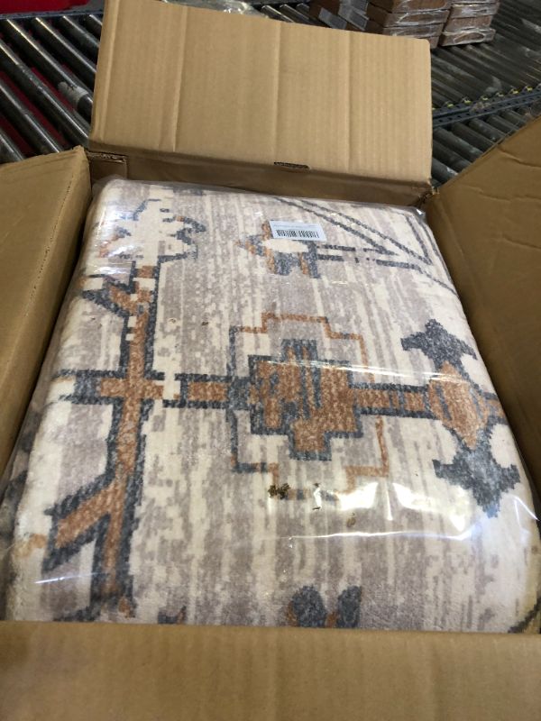 Photo 1 of CHICHIC Area Rug 8x10 Washable Rug for Living Room Large Bedroom Boho Area Rugs Accent Non-Slip Rugs Soft Vintage Floor Carpet for Dining Room Office Farmhouse, Beige