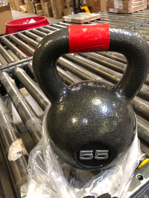 Photo 1 of Marcy Hammertone Kettlebells, Ideal Workout Weights For Home Gym, Cast Iron, Black, 55lbs HKB-055