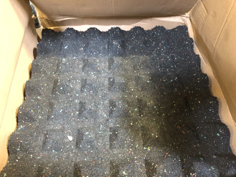 Photo 1 of Rubber-Cal "Eco-Safety" Interlocking Playground Tiles - 2.50 x 19.5 x 19.5 inch - 4 Pack - 11 Square Feet Coverage - Terra Cota (04-126-TC-4pk)