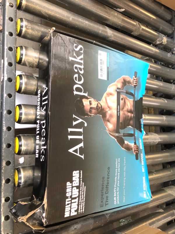 Photo 1 of Ally Peaks Pull Up Bar for Doorway | Thickened Steel Max Limit 440 lbs Upper Body Workout| Multi-Grip Strength| Indoor Chin-Up Bar Fitness Trainer for Home Gym Portable