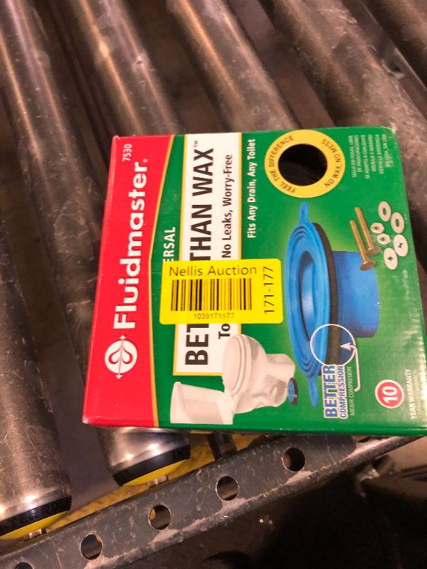 Photo 1 of Fluidmaster 7530 Universal Better Than Wax Toilet Seal, Wax-Free Toilet Bowl Gasket Fits Any Drain