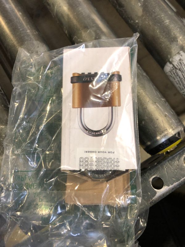 Photo 1 of CINCINNO 4 Digit Combination Lock, Outdoor Combination Padlock with Hardened Steel Shackle,Locks with Code for Sheds, Fence, Storage Unit and Gate