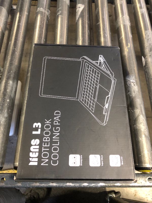 Photo 1 of LIENS Laptop Cooling Pad with Adjustable Height Two 5.1 Inches Fan 2 USB Ports Suitable for 12"-15.6" Laptops?White?