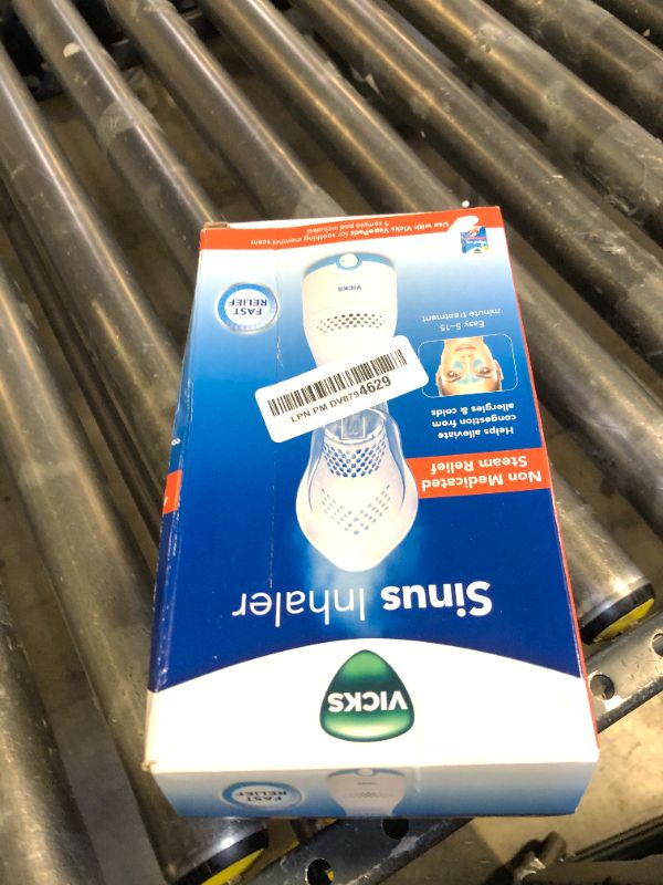 Photo 1 of Vicks Sinus Inhaler - Non-Medicated Steam Relief for Allergies, Congestion, Cough & Colds, Vocal Steamer, Soothes Nasal & Throat Passages, Works with VapoPads (1 Included), FSA & HSA Eligible
