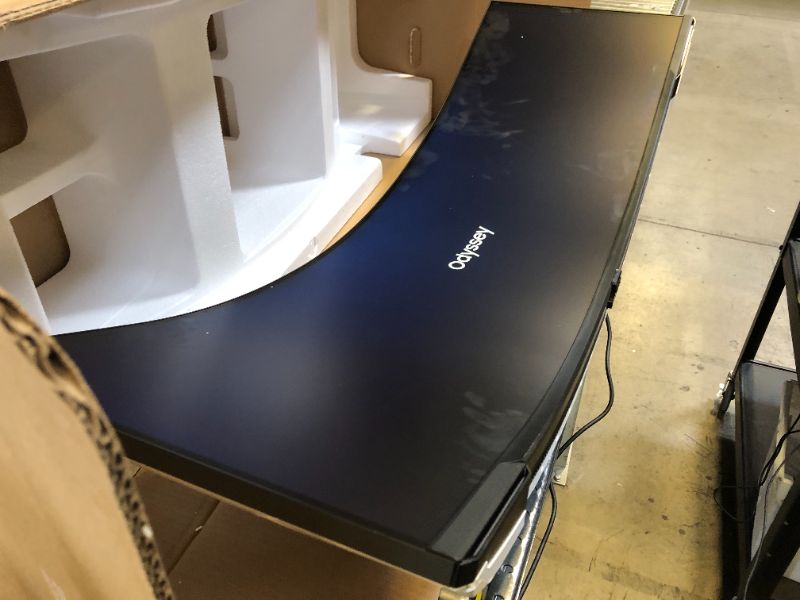 Photo 1 of SAMSUNG 57" Odyssey Neo G9 Series Dual 4K UHD 1000R Curved Gaming Monitor, 240Hz, 1ms with DisplayPort 2.1, Quantum Mini-LED, DisplayHDR 1000, AMD FreeSync Premium Pro, LS57CG952NNXZA, 2023