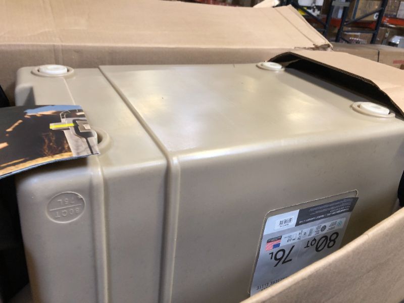 Photo 1 of Pelican 80QT Elite Wheeled Cooler (Tan) | 58 Can Capacity with Ice | 10 Day Ice Retention | Built-in Bottle Opener | Guaranteed for Life