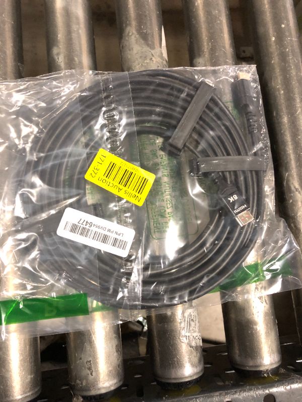 Photo 1 of Highwings HDMI Cable 15 FT Long, 4K 8K 10K HDMI 2.1 Cord Ultra High Speed [in-Wall CL3 Rated, 8K@60Hz 4K@120Hz Video 48Gbps], Fit, Durable, Flexible, eARC, HDCP, Compatible for Ethernet SoundBar