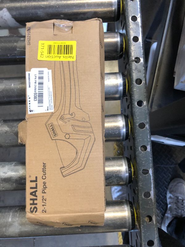 Photo 1 of Shall Pvc  Cutter, Cuts up to 2-1/2”, Heavy-Duty Aluminum Ratchet Pipe Cutter Tool for PVC, PPR, PE, PEX, Plastic Hoses & Plumbing Pipes, Fast Pipe Tube Cutters with High Performance SK5 Blade
