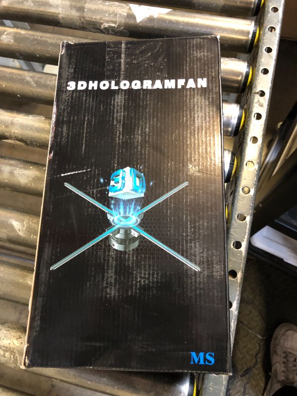 Photo 1 of Missyou 3D Hologram Fan Display Projector,22“ christmas tree Hologram Fan with Bluetooth, Versatile Picture Fan Spinner for Shops, Bars, Casinos - Holographic Fan Projector with Over 700 Video