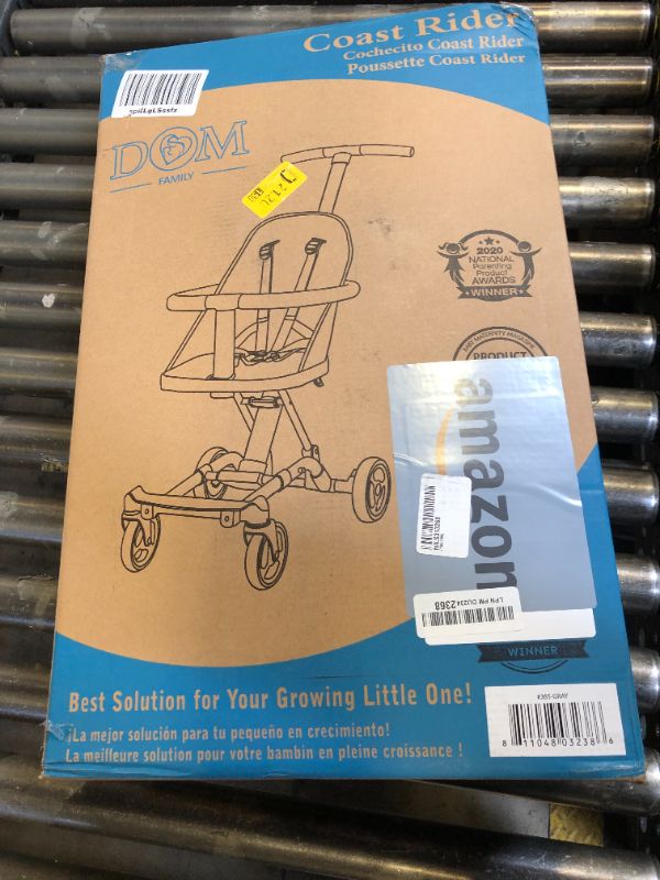 Photo 1 of Dream On Me Lightweight And Compact Coast Rider Stroller With One Hand Easy Fold, Adjustable Handles And Soft Ride Wheels, Grey