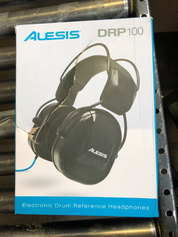 Photo 1 of Alesis DRP100 - Audio-Isolation Electronic Drums Headphones for Monitoring, Practice or Stage Use with 1/4" Adapter and Protective Bag