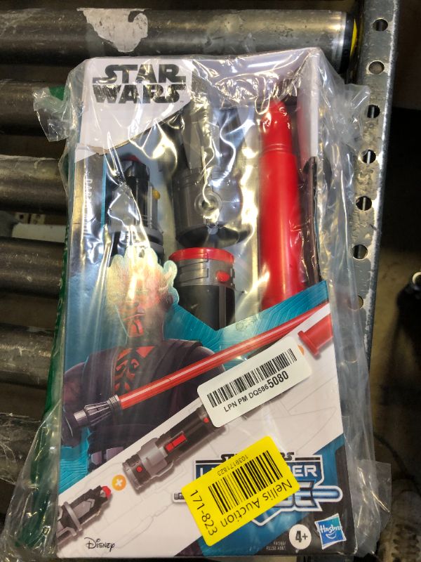 Photo 1 of STAR WARS Lightsaber Forge Darth Maul Extendable Red Lightsaber, Customizable Roleplay Toy, Toy for Kids Ages 4 and Up