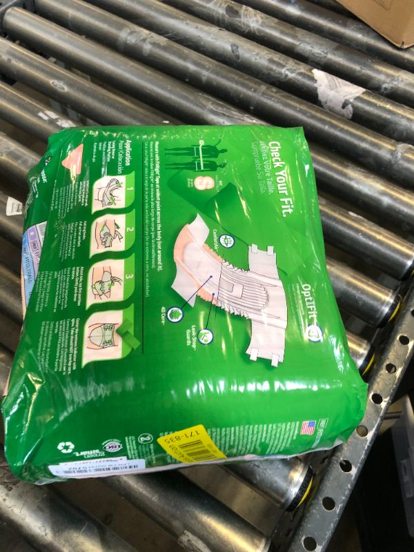 Photo 1 of FitRight OptiFit Ultra Adult Briefs, Incontinence Diapers with Tabs, Heavy Absorbency, Small, 20 to 32", 20 Count