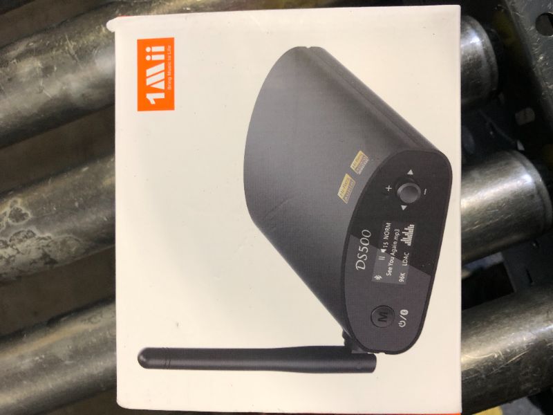 Photo 1 of 1Mii DS500 LDAC Bluetooth Hifi Receiver, Long Range Bluetooth 5.1 Audio Adapter w/Audiophile DAC, aptX HD & Low Latency, OLED Display & Optical Coaxial AUX Output for Home Stereo/AV Receiver/Amplifier