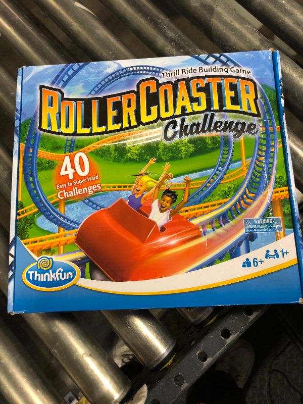 Photo 1 of ThinkFun Roller Coaster Challenge STEM Toy and Building Game for Boys and Girls Age 6 and Up – TOTY Game of the Year Finalist
