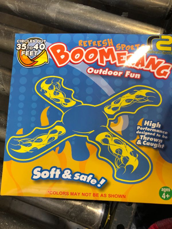 Photo 1 of Fun Boomerang - Easter Basket Stuffers for Kids - Soft & Easy to Use - Easter Gifts for Boys & Girls All Ages - Best Boy Gifts for 6 7 8 9 10 Year Old Boys + 2025 Top Toys for Age 8-12 Boy Gift Ideas