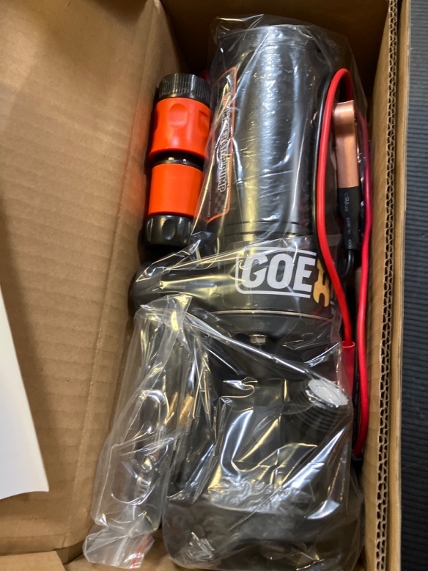 Photo 1 of 12V RV Portable Macerator Waste Pump for Sewage, 12GPM Suction 3.2 feet Lift 10 feet, Complete RV Macerator Pump Kit for Right Out of Box