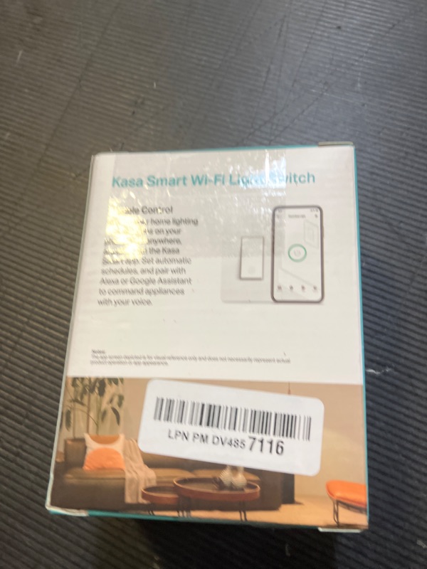 Photo 1 of Kasa Smart Light Switch HS200P3, Single Pole, Needs Neutral Wire, 2.4GHz Wi-Fi Light Switch Works with Alexa and Google Home, UL Certified, No Hub Required, 3 Count -Pack of 1 , White