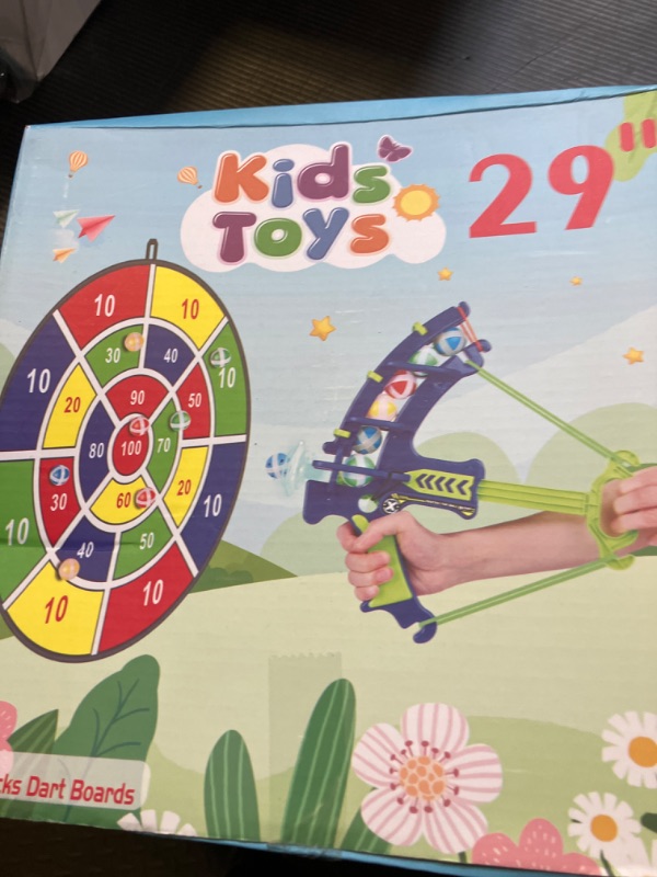 Photo 1 of BooTaa 2 Pack 29" Large Dart Board for Kids, Kids Dart Board with 20 Sticky Balls, Boys Toys, Indoor/Outdoor Fun Party Play Game Toys, Birthday Gifts for 3 4 5 6 7 8 9 10 11 12 Year Old Boys Girls