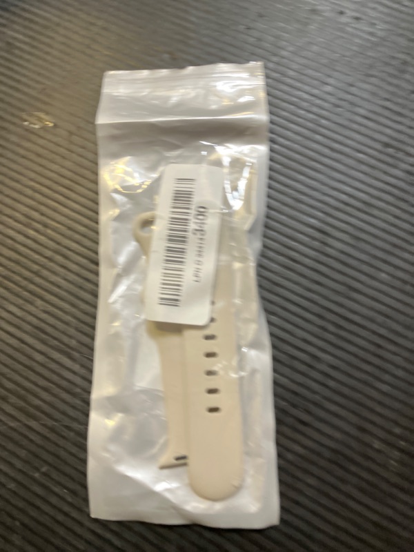 Photo 1 of DaQin Sport Band Compatible with Apple Watch Bands 40mm 38mm 41mm 42mm 44mm 45mm 46mm 49mm for Women Men, Soft Silicone Waterproof Strap for Apple Watch SE iWatch Series 10 9 8 7 6 5 4 3 2 1,Starlight