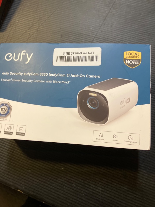 Photo 1 of TIUIHU Protective Silicone Cover for Eufy Cam 3?eufy cam s330?, Easy to Install Protective Silicone Case for Water-Proof and Anti-UV(2 Pack,Black)