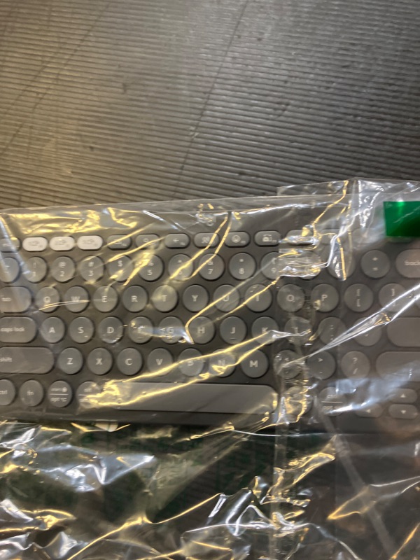 Photo 1 of Logitech Pebble Keys 2 K380s, Multi-Device Bluetooth Wireless Keyboard with Customizable Shortcuts, Slim and Portable, Easy-Switch for Windows, macOS, iPadOS, Android, Chrome OS - Tonal Graphite
