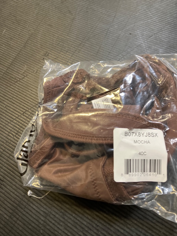 Photo 1 of Glamorise Full Figure Plus Size Wonderwire Front-Closure Bra Underwire #1245 Mocha