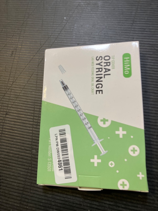 Photo 1 of 20 Pack 1ml Syringe with Cap for Liquid, 1cc Plastic Small Syringes with Cover, Non-Sterile, No Needle