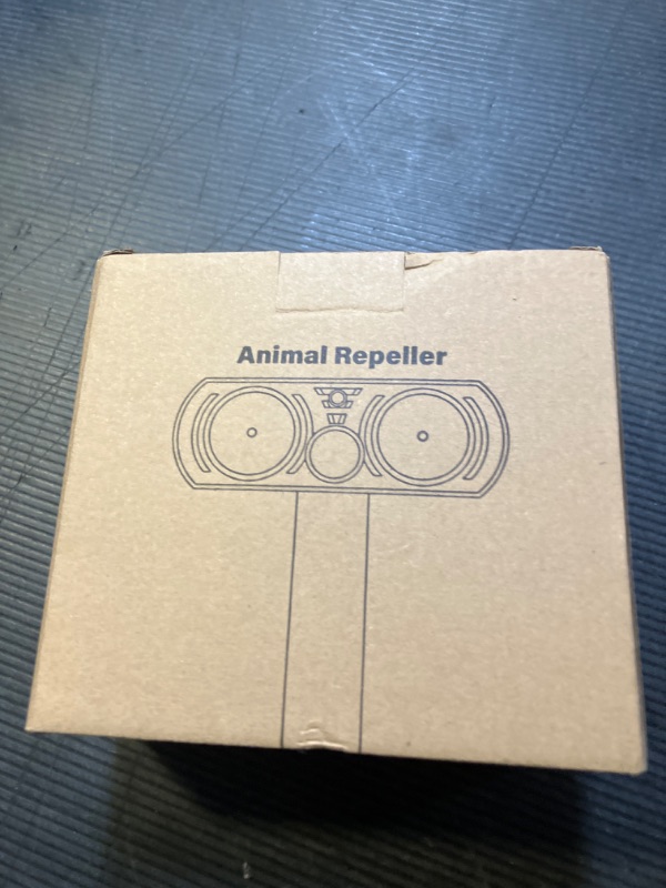 Photo 1 of Solar Ultrasonic Animal Repellent Outdoor, Deer Repellent Devices Motion Detection, Waterproof Cat Squirrel Mouse Raccoon Dog Bird Repellent Deterrent with LED Flash Light for Yard Farm Garden