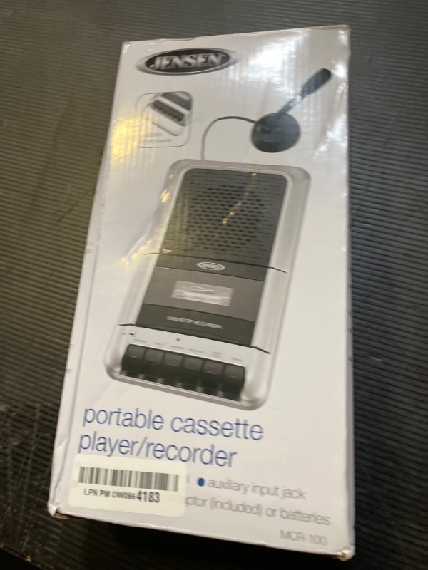 Photo 1 of Jensen MCR100 Cassette Player and Recorder with One Touch