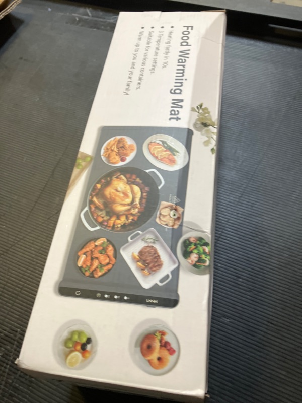 Photo 1 of Warming Mat for Food,Food Warming Mat,Electric Warming Tray for Buffets Party and Home Daily Use,Heating Fastly in 10s,Portable Design,Timed Function for Your Family.