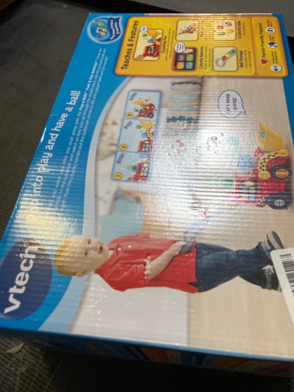 Photo 1 of VTech Pop-a-Balls Push and Pop Bulldozer, Red