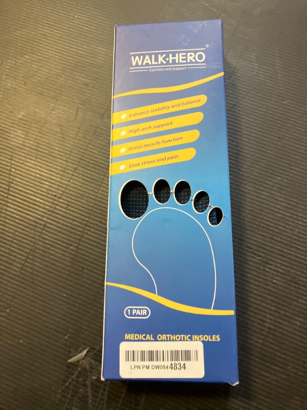 Photo 1 of Plantar Fasciitis Insoles for Men Women - Orthotics Inserts, Shoe Insoles Arch Support Flat Feet Inserts Work Boot Insoles for Standing All Day (Mens 10-10 1/2 | Womens 12-12 1/2)