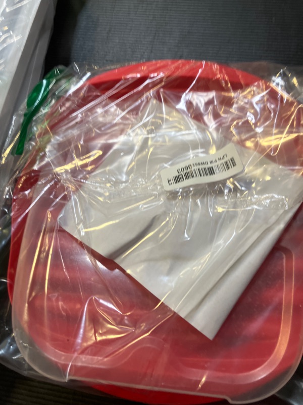 Photo 1 of newkaijian Microwave Bacon Tray with Splatter Lid, Safety, Quick and with No Mess, Microwave Bacon Cooker Make Crispy Bacon in few Minutes?red?