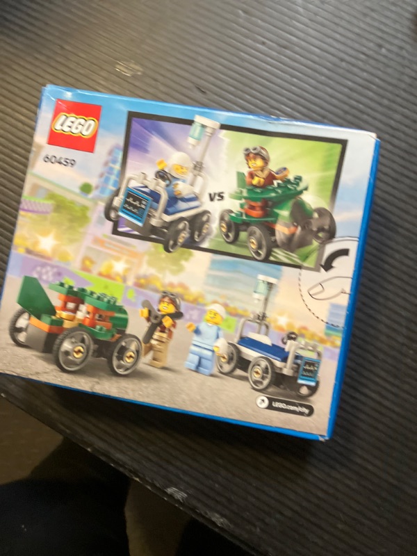 Photo 1 of LEGO City Airplane vs. Hospital Bed Race Car Pack Toy - Building Toy for Kids, Boys and Girls, Ages 5+ - Gift for Birthdays and Holidays - Includes 2 Minifigures - 60459
