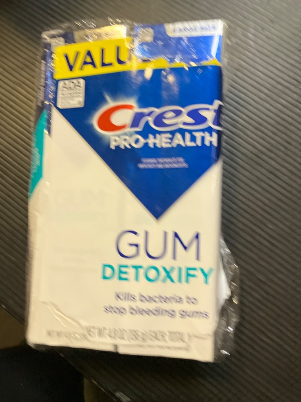 Photo 1 of Crest Pro-Health Gum Detoxify Deep Clean Toothpaste, 4.8 oz Pack of 3 - Anticavity, Antibacterial Flouride Toothpaste, Clinically Proven, Gum and Enamel Protection, Plaque Control