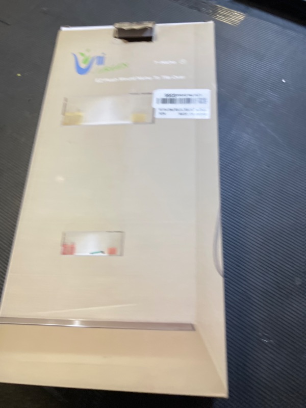 Photo 1 of Uni-Green Ready Tile Shower Niche Footrest 16" x 8" x 4"?Inside 14" × 6" × 4"? for Foot Rest and Soap Holder recessed Wall Niche Insert, Built in Shower Shelf and Tileable Niche for Shower Shaving.