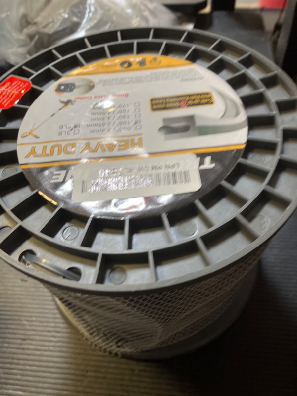 Photo 1 of A ANLEOLIFE 5-Pound Heavy Duty Square .105-Inch-by-1038-ft String Trimmer Line in Spool, with Bonus Line Cutter