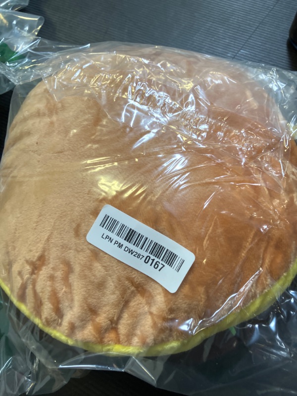 Photo 1 of XiRiDa Hamburger Pillow Cheeseburger Plush Stuffed Food Decor Toys Gifts for Kids 11.8"