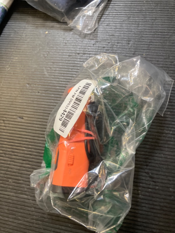 Photo 1 of Dog Bark Deterrent Devices for Own or Neighbor's Dog Ultrasonic Dog Training Device Safe & Effective Portable Anti Barking Device for Dogs Indoor Outdoor Use Orange