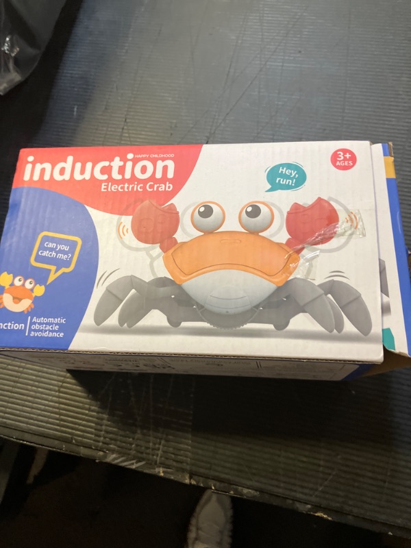 Photo 1 of Pbooo Crawling Crab Baby Toy, Interactive Walking Dancing Moving Crab Toy (Infrared Sensing) 3-6 6-12 Months, Toddler Learning Tummy Time Crab, Infant Music Sensory Birthday Gifts