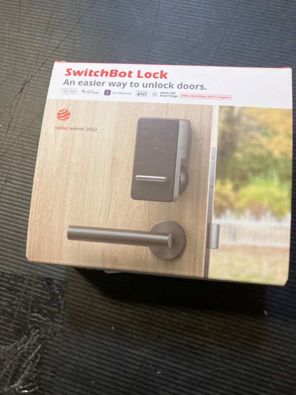 Photo 1 of SwitchBot Smart Lock WiFi, Keyless Entry Door Lock, Smart Door Lock Front Door, Electronic Smart Deadbolt, Fits Your Existing Deadbolt in Minutes,Great for Airbnbs, Vacation Rentals and More