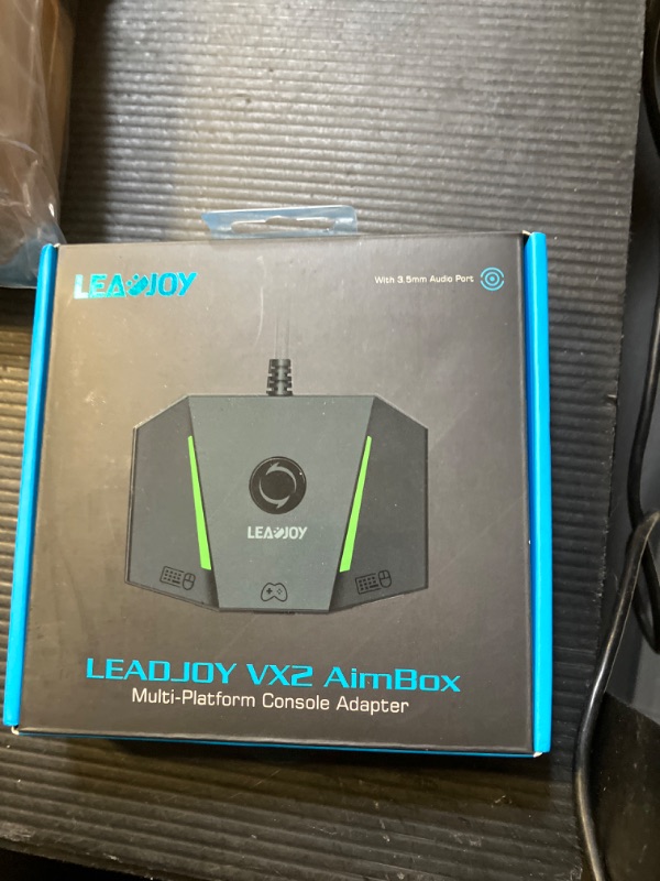 Photo 1 of leadjoy VX2 AimBox Keyboard Mouse Adapter for PS4, Xbox One, Xbox Series X/S, Nintendo Switch, MnK Converter for Playing FPS, RTS, R6, Apex Legends