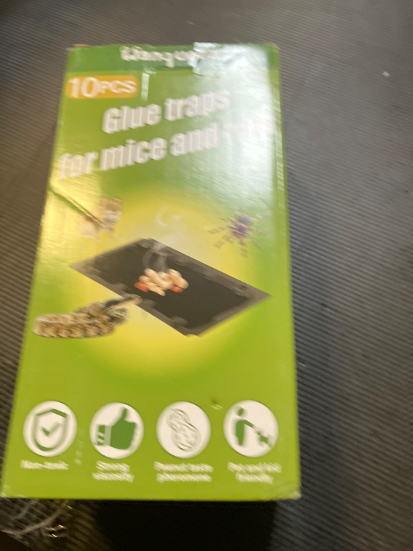 Photo 1 of 10 Pack Sticky Mouse Trap Rat Traps Indoor, Peanut Taste Pheromone Mouse Traps Indoor for Home