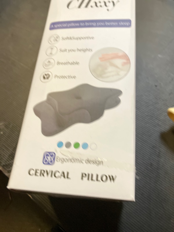Photo 1 of CHxxy Cervical Neck Pillow for Pain Relief Sleeping, Contour Memory Foam Pillows, Ergonomic Side Sleeper Pillows for Adults, Cooling Orthopedic Neck Support Pillow for Back Stomach Sleepers