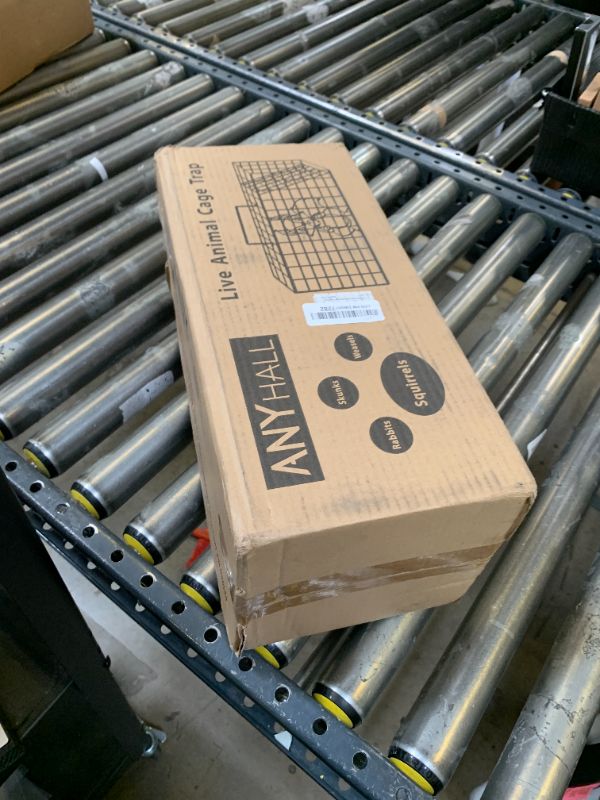 Photo 1 of Anyhall Heavy Duty Squirrel Trap Humane Live Animal Cage Trap for Squirrels, Small Rabbits, Weasels and Similar-Size Rodents