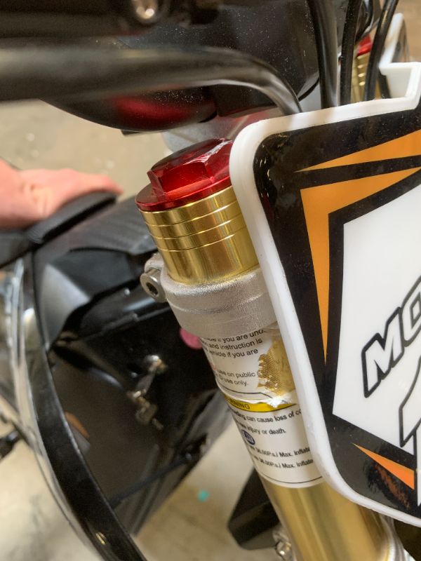 Photo 1 of MotoTec 48v Pro Electric Dirt Bike 1800w Lithium Orange, 58x24x36