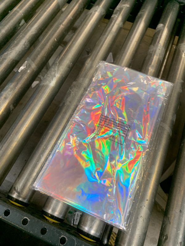Photo 1 of 3 Pack Iridescent Tablecloth, 54" x 108" Birthday Party Table Cloths Iridescence Plastic Disposable Table Covers Iridescent Party Decorations, Birthday Decor Tablecloth for Buffet Table